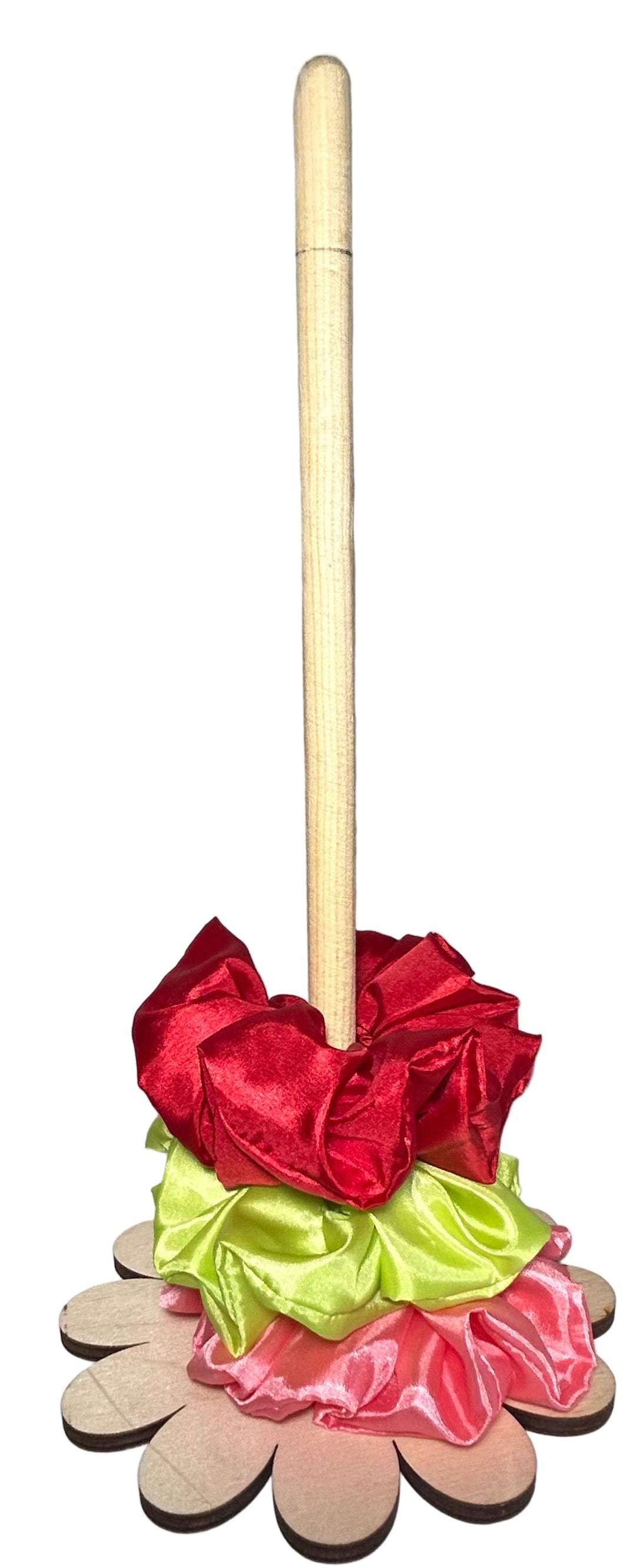 Wood Scrunchie Holder+free one scrunchie!