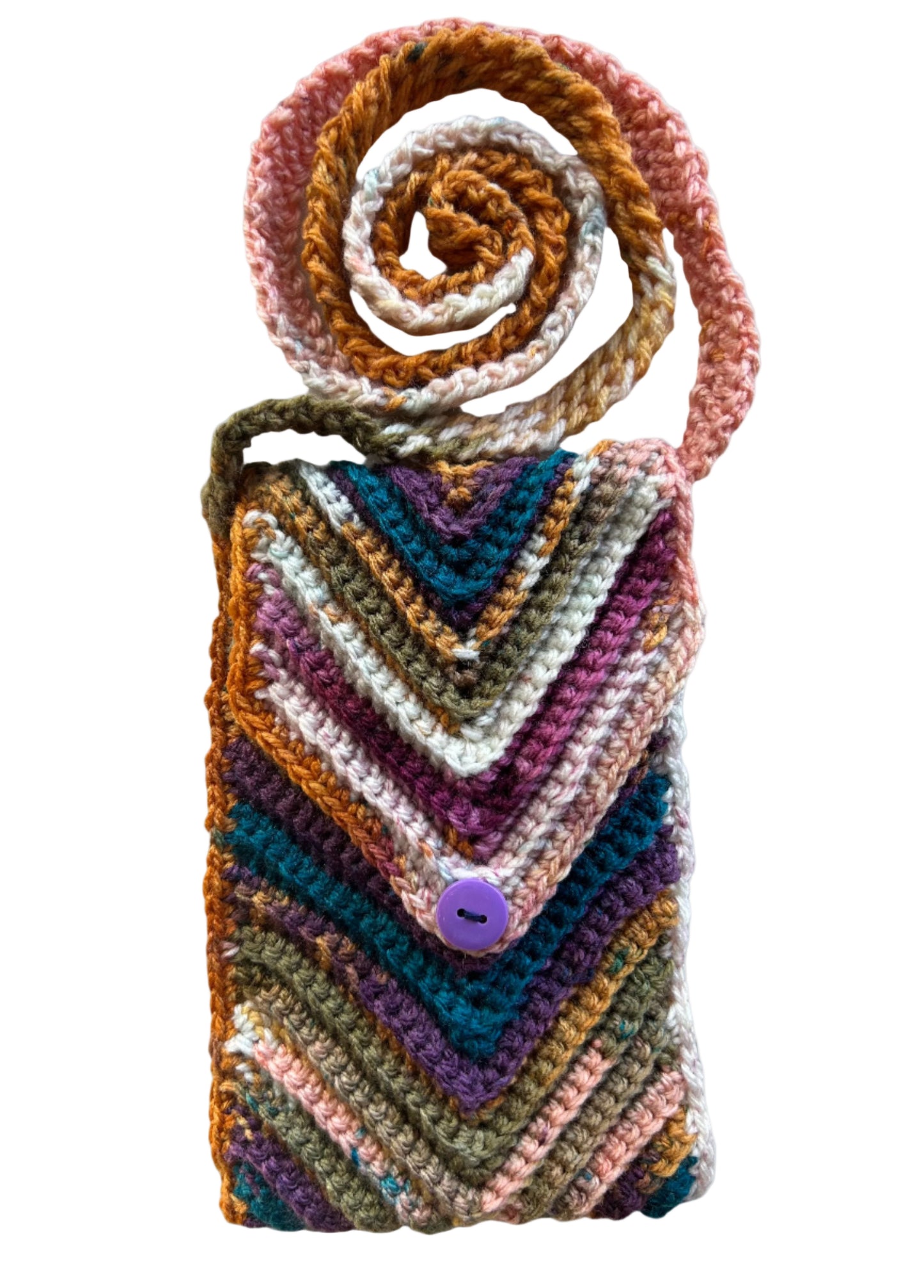 Crochet bag for phone
