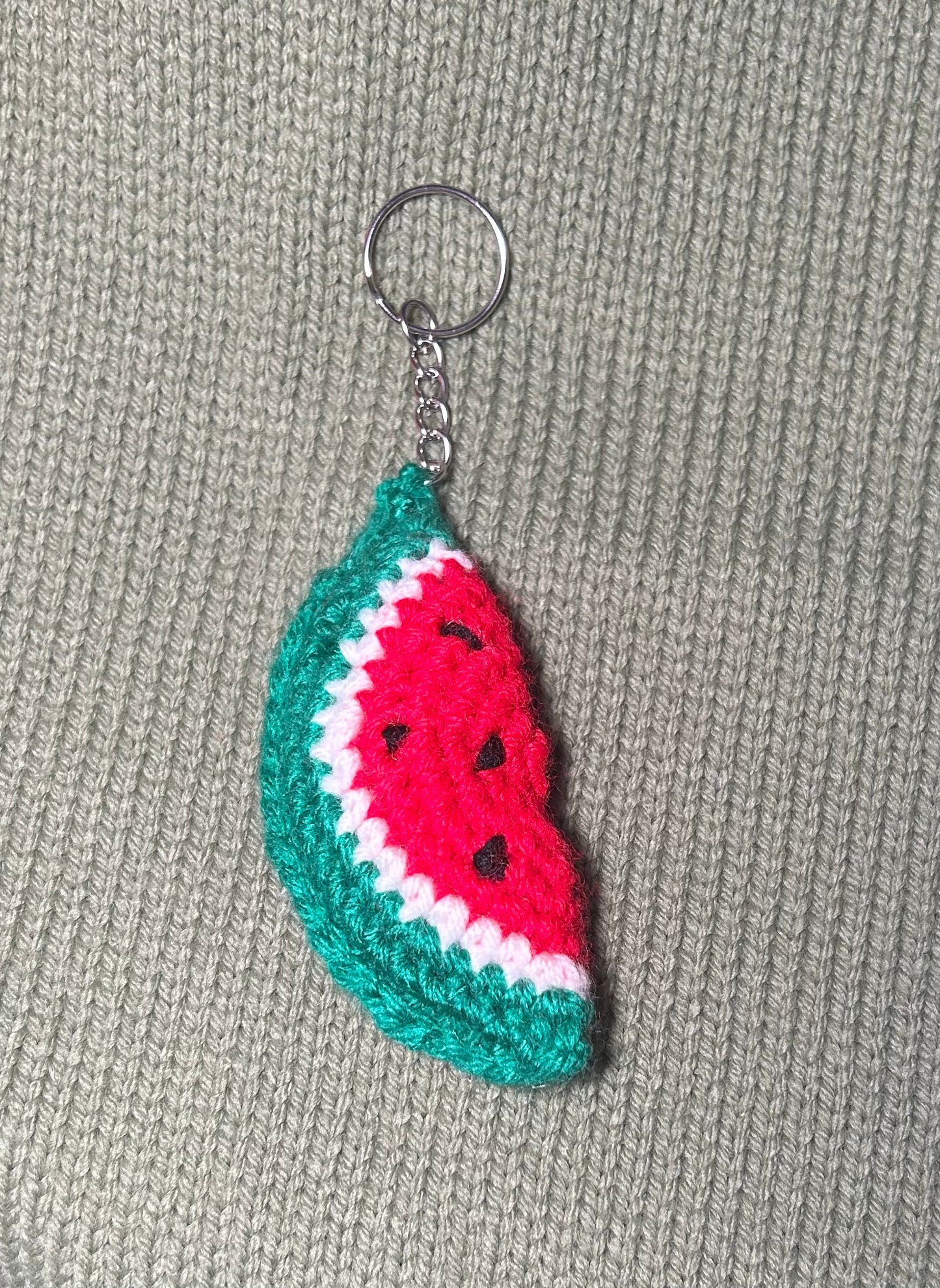 Cute Crochet  Keychain.