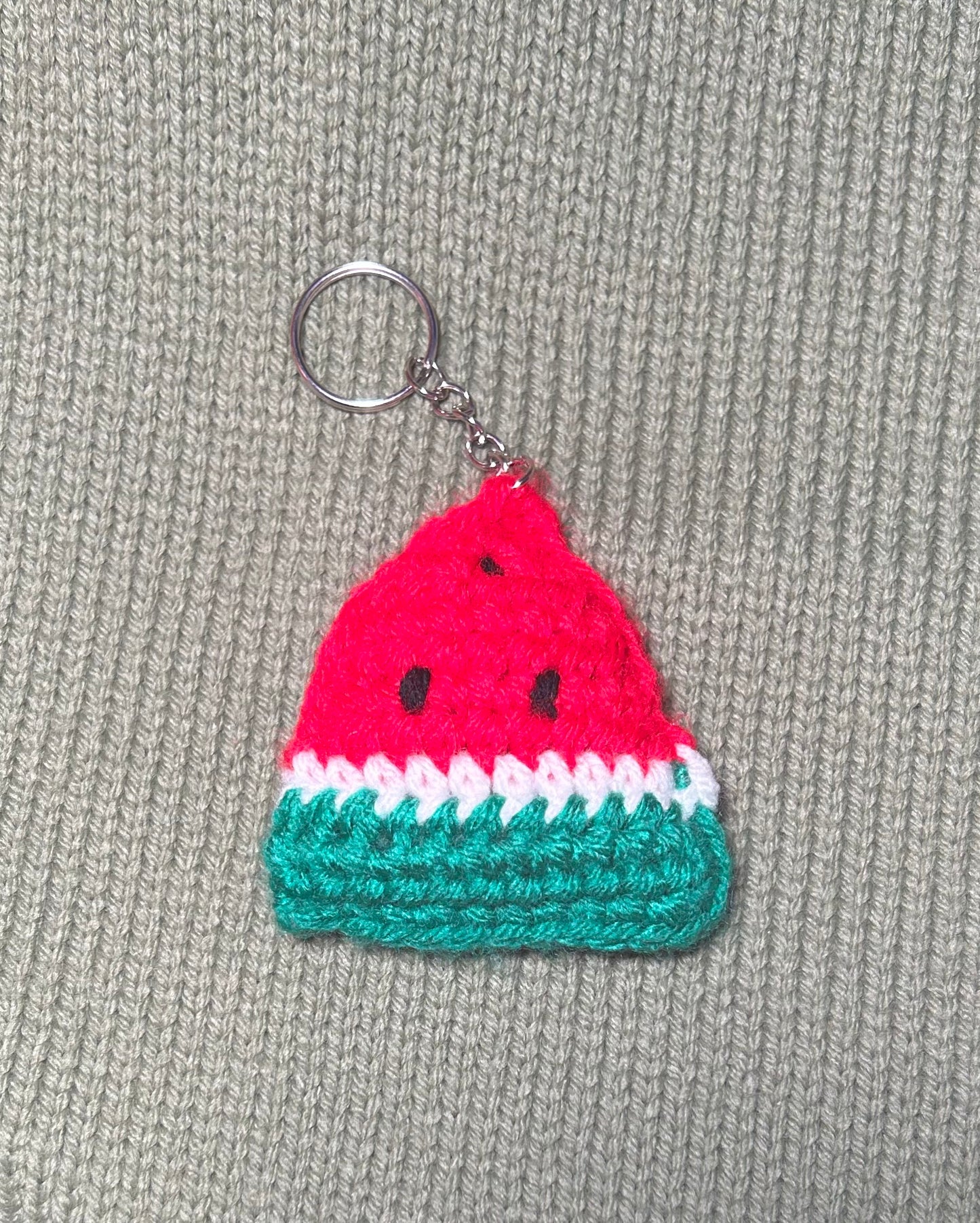 Cute Crochet  Keychain.