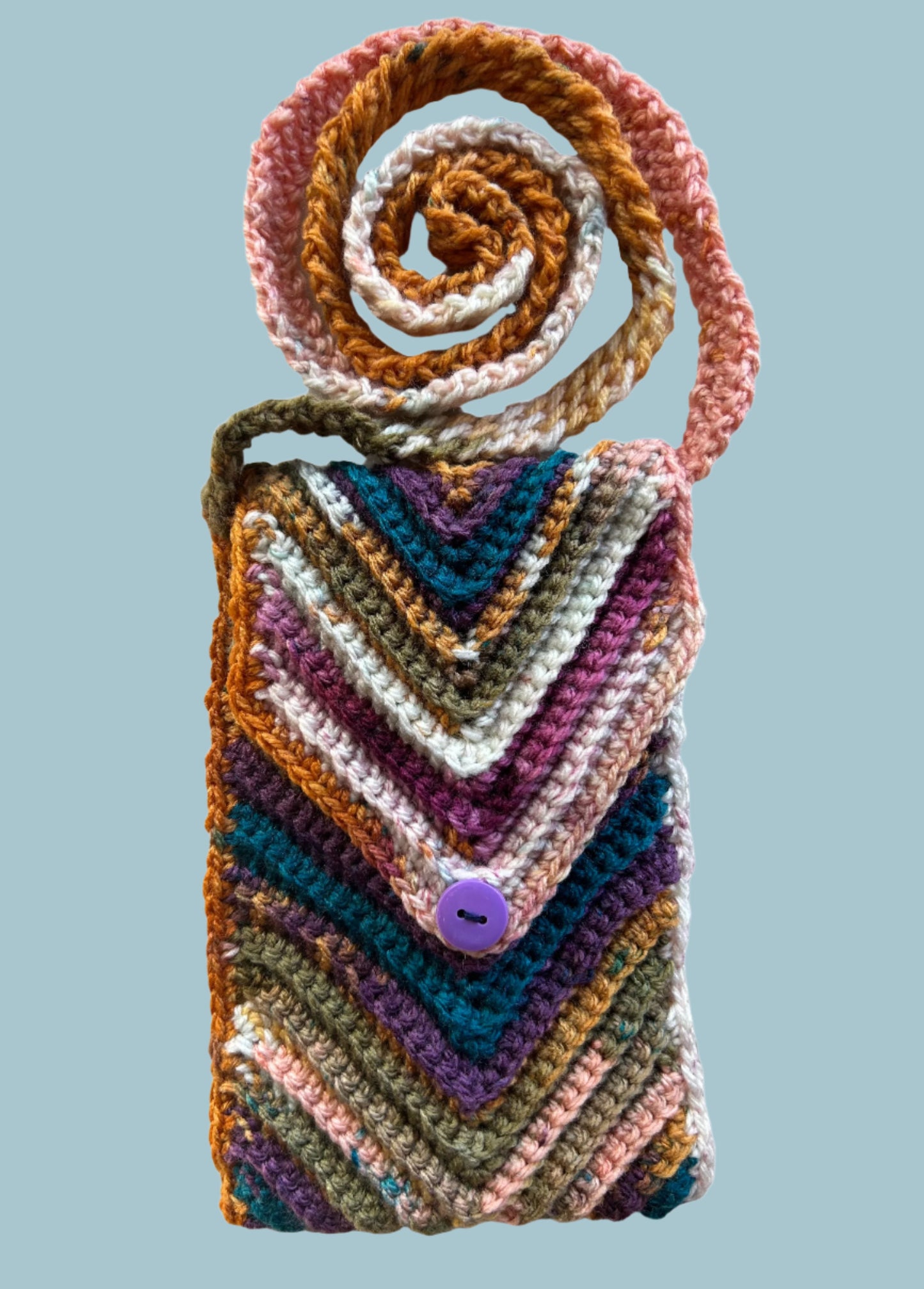 Crochet bag for phone